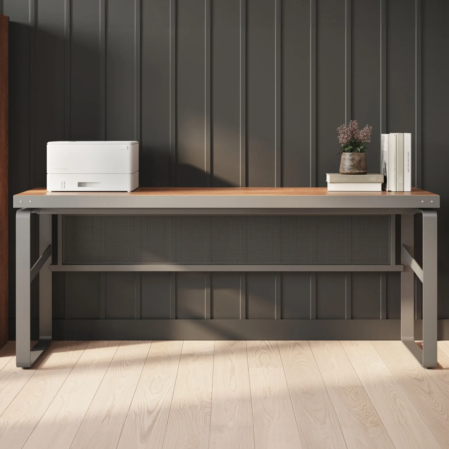 Rivet 71" Credenza Desk – 71"Wx24"D