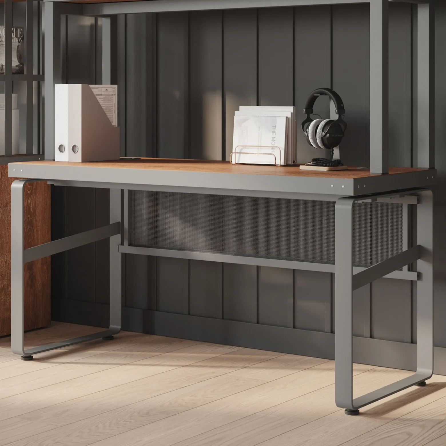 Rivet 59" Credenza Desk – 59"Wx24"D