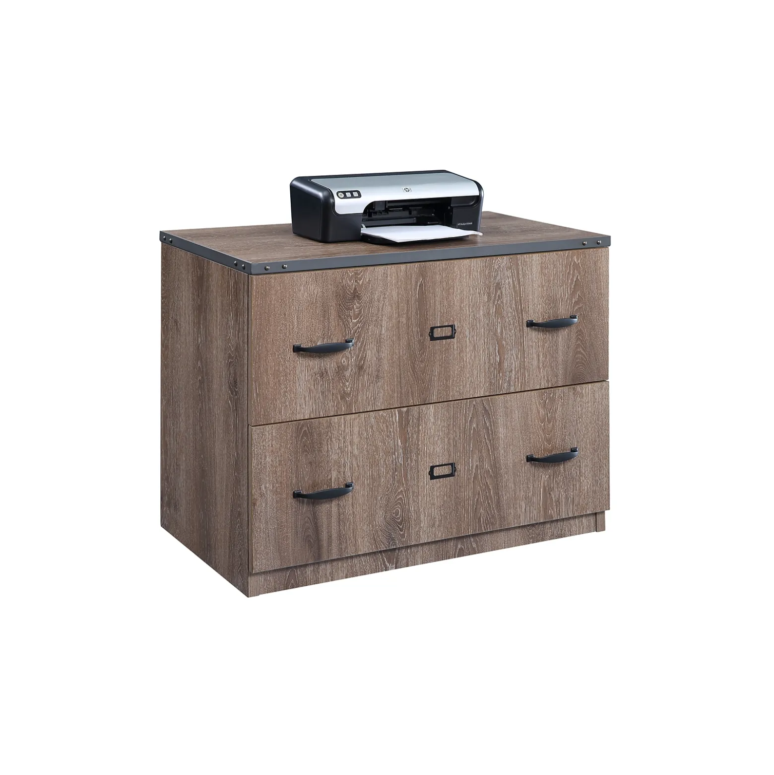 Rivet 2 Drawer Lateral File - 36"W x 21"D