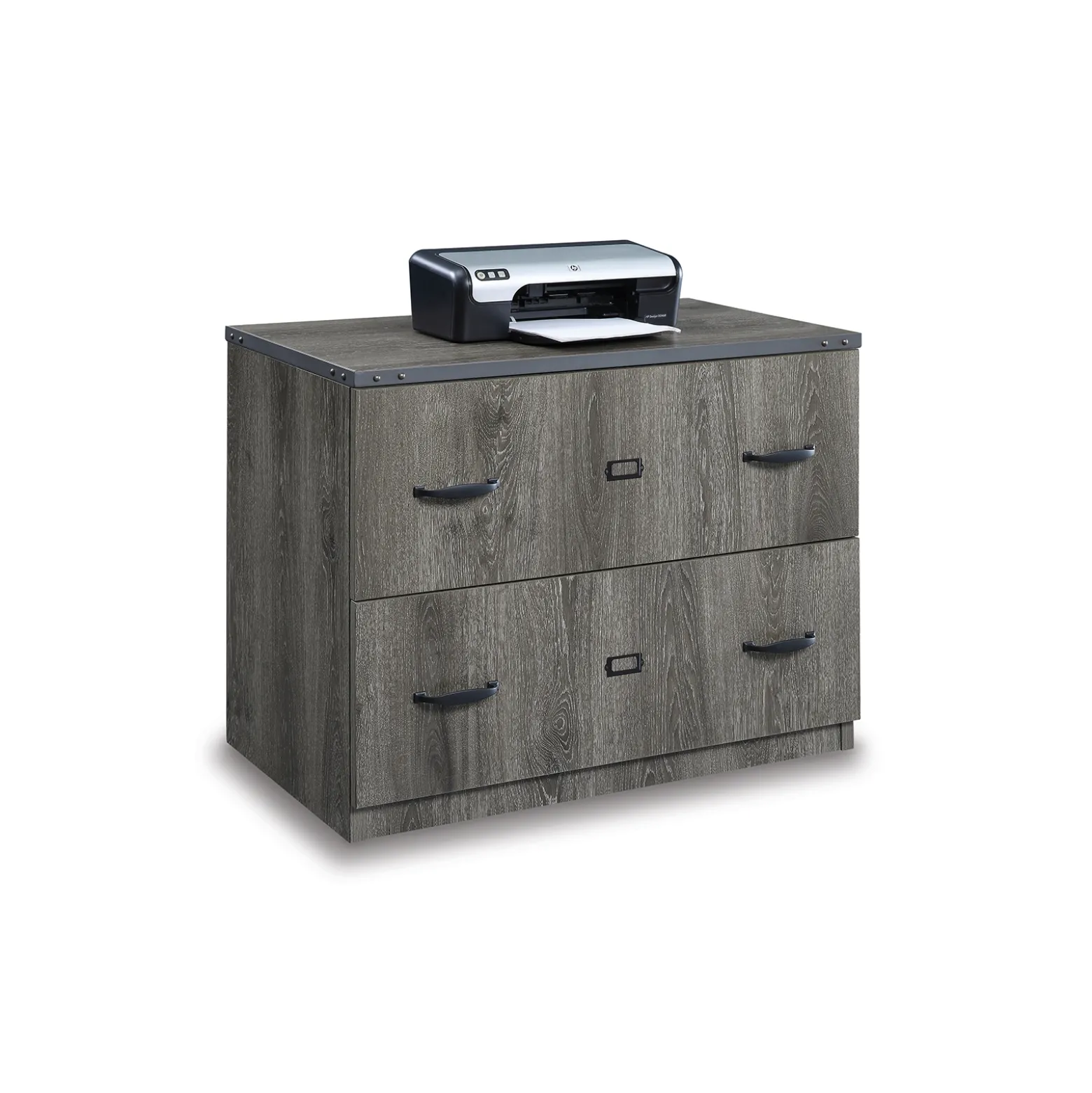 Rivet 2 Drawer Lateral File - 36"W x 21"D