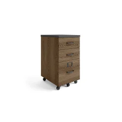 Rivet 3 Drawer Mobile File Pedestal - 16"W x 20"D