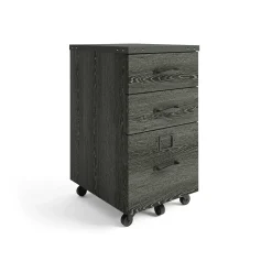 Rivet 3 Drawer Mobile File Pedestal - 16