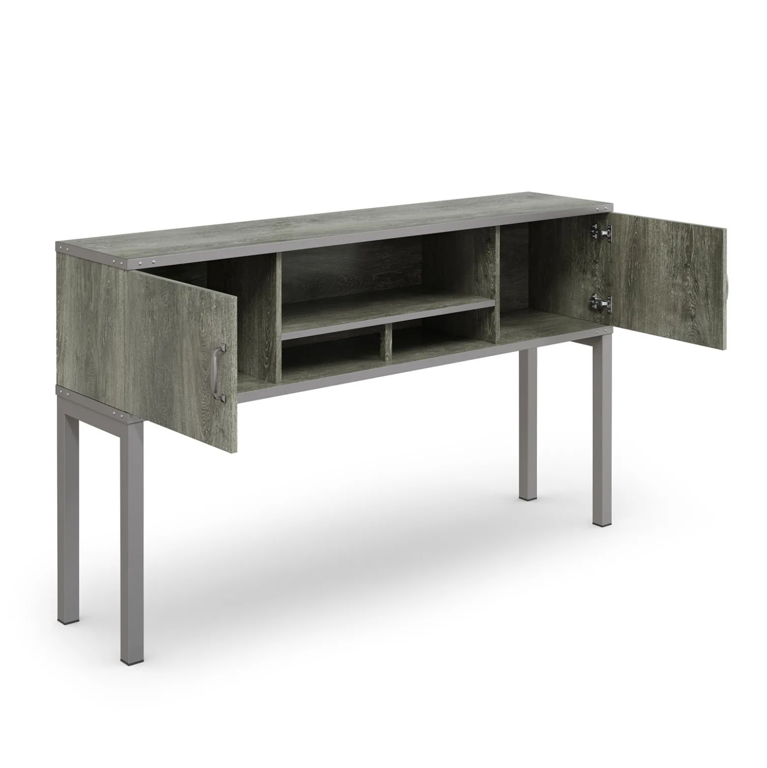 Rivet 71” Hutch – 71"Wx16"D