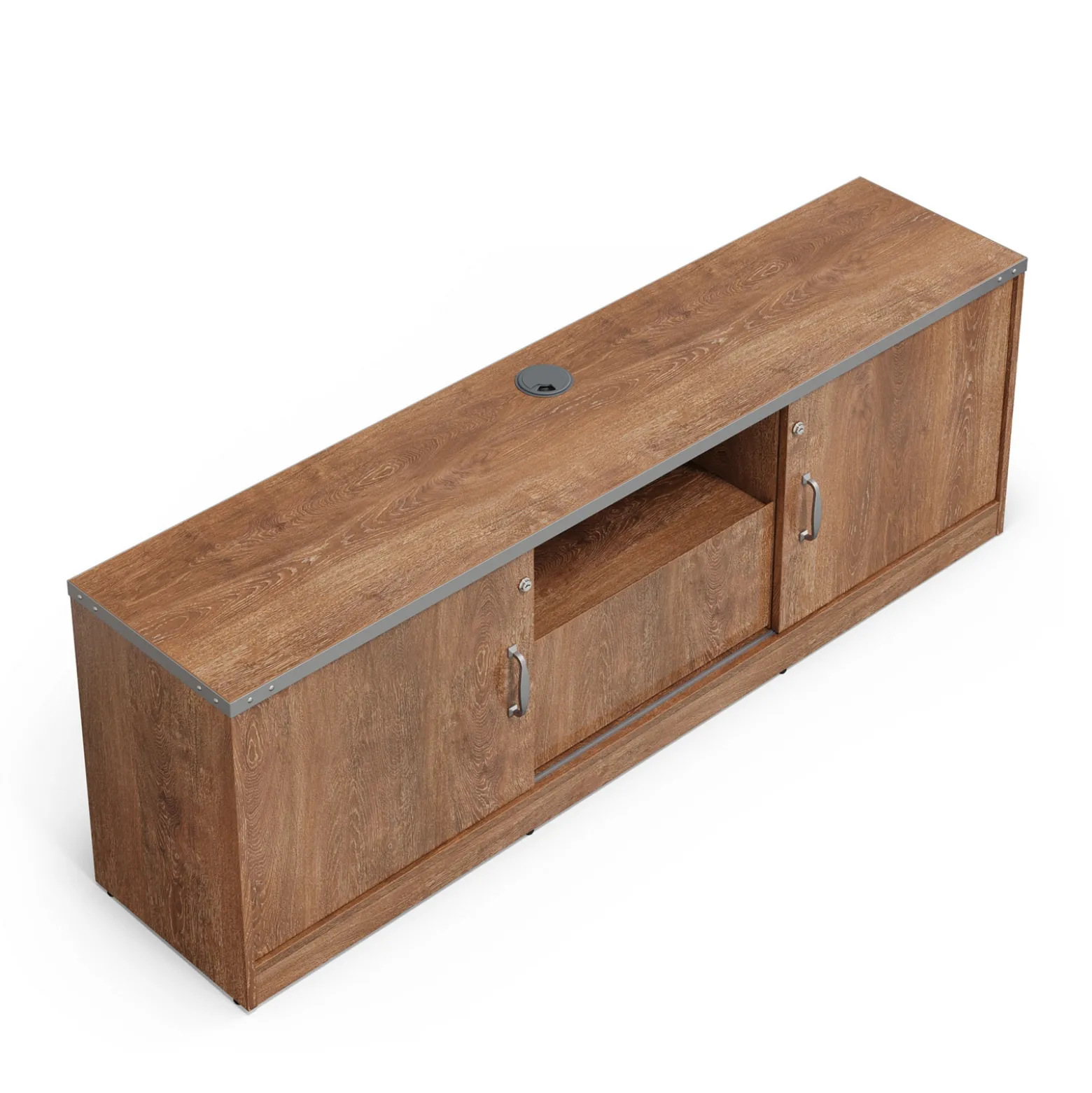 Rivet 71” Low Credenza – 71"Wx16"D