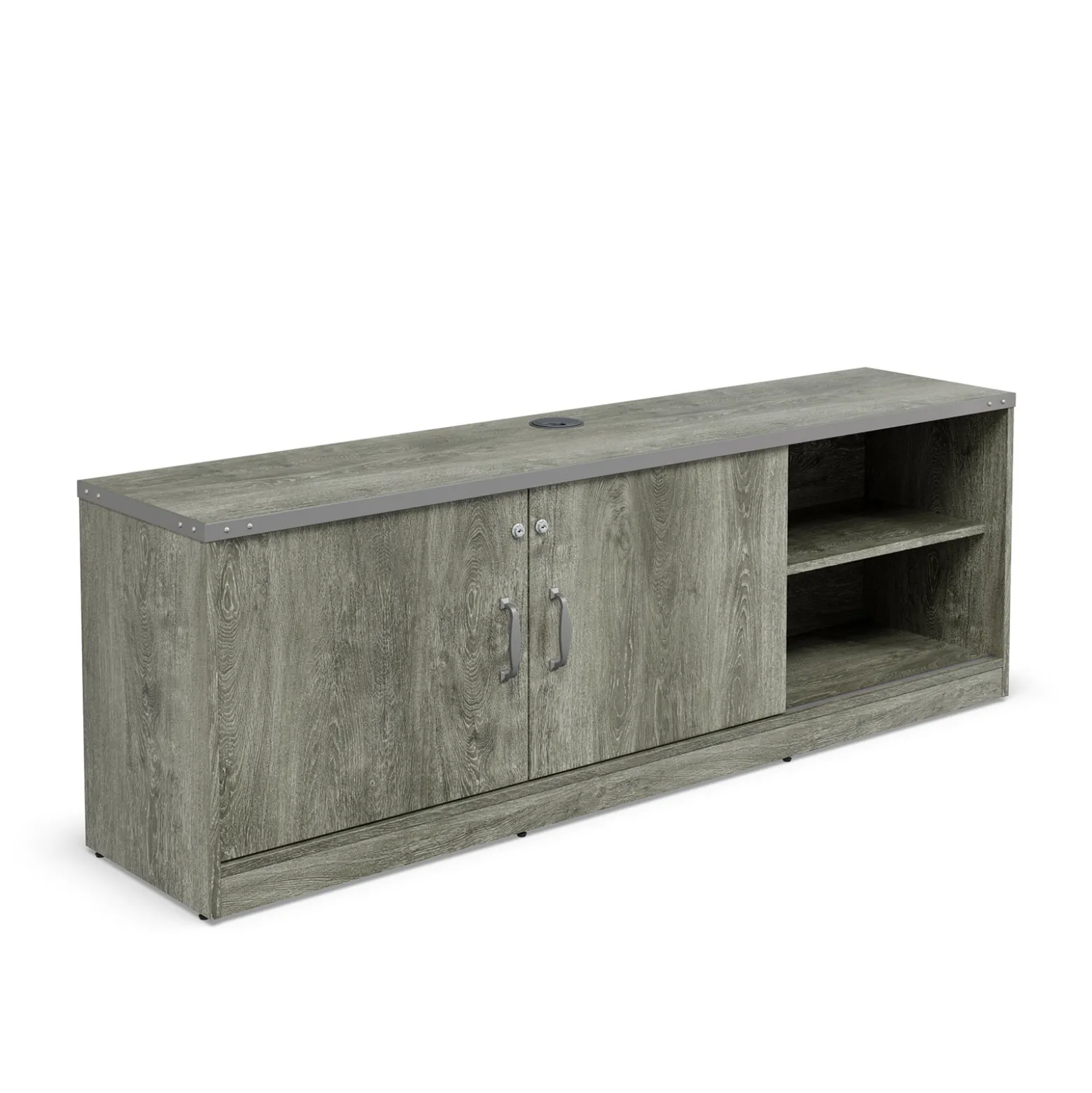 Rivet 71” Low Credenza – 71"Wx16"D