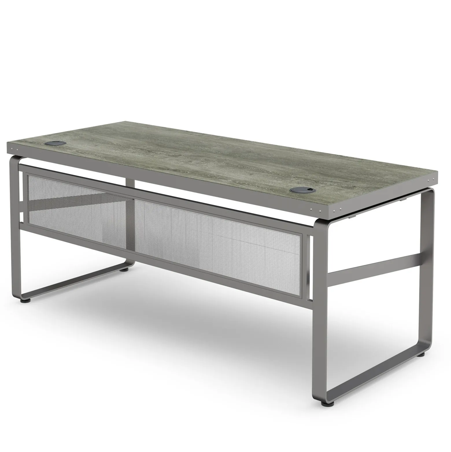 Rivet 71” Writing Desk – 71"Wx30"D