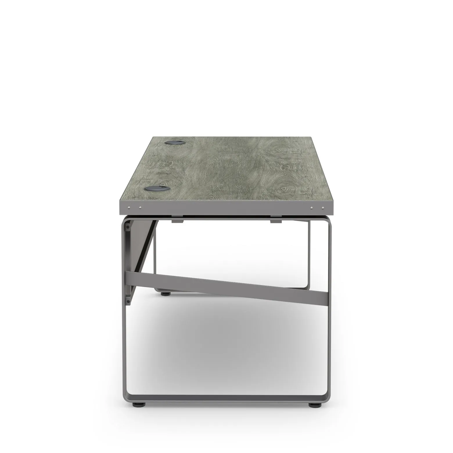 Rivet 59” Writing Desk – 59"Wx30"D