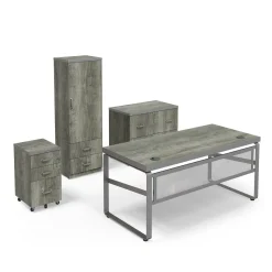 Rivet 65" Writing Desk Office Set