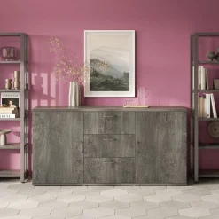 Rivet Buffet Credenza - 70"W x 21"D x 36"H