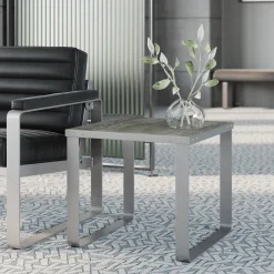 Rivet End Table - 20"W x 20"D