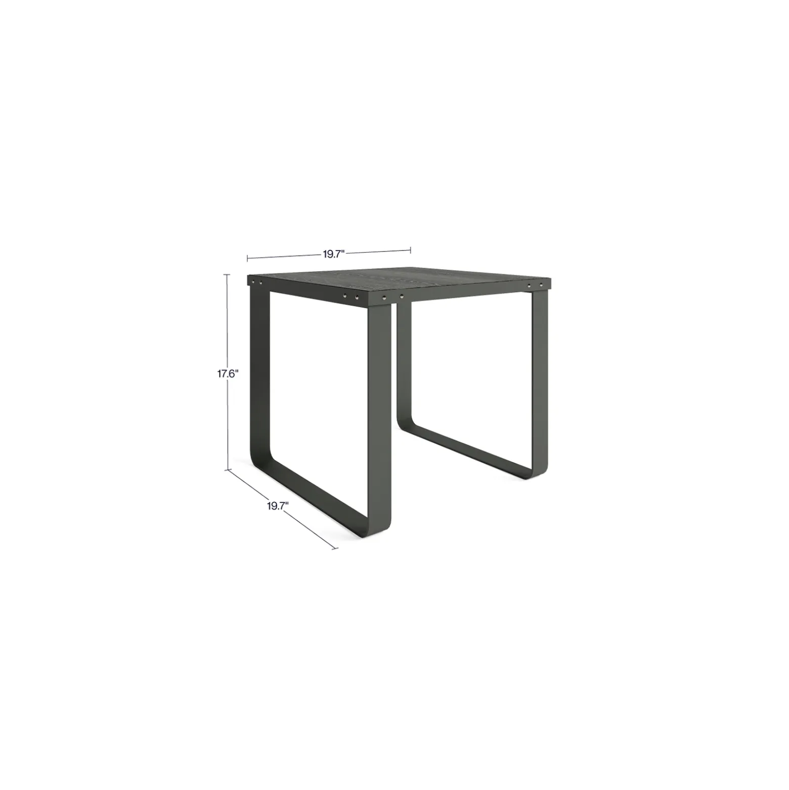 Rivet End Table - 20"W x 20"D