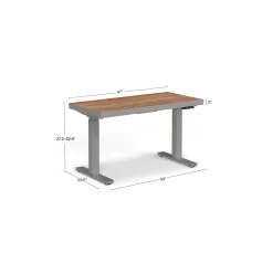 Rivet Height Adjustable Desk - 48