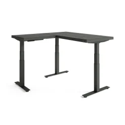 Rivet Reversible Height Adjustable L-Shaped Standing Desk - 60