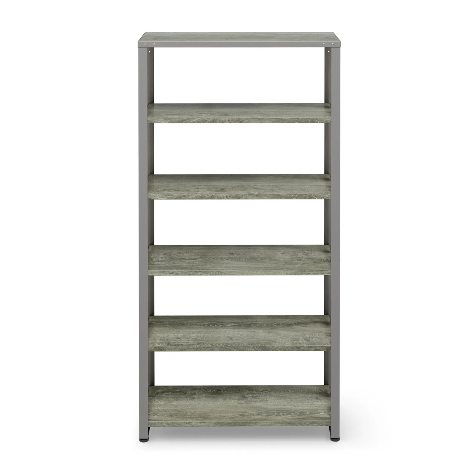 Rivet 5-Shelf Bookcase – 71”H
