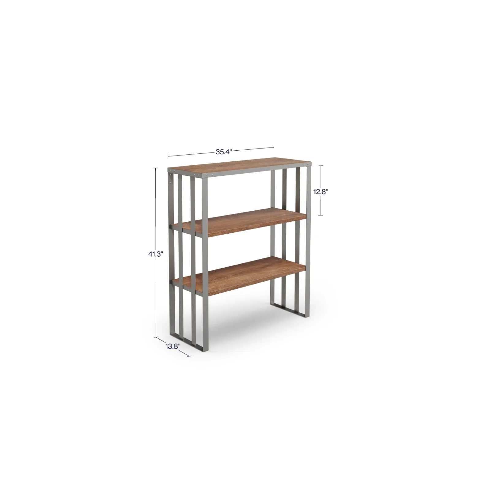 Rivet Stacking Bookcase – 42”H
