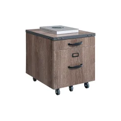 Rivet 16"W Two Drawer Mobile File Pedestal