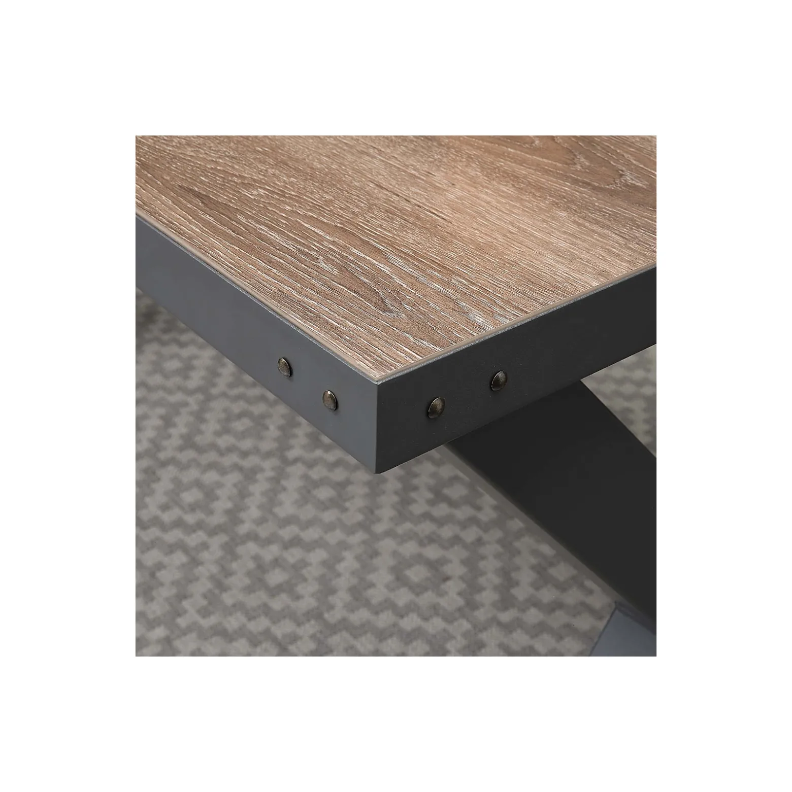 Rivet 16"W Two Drawer Mobile File Pedestal