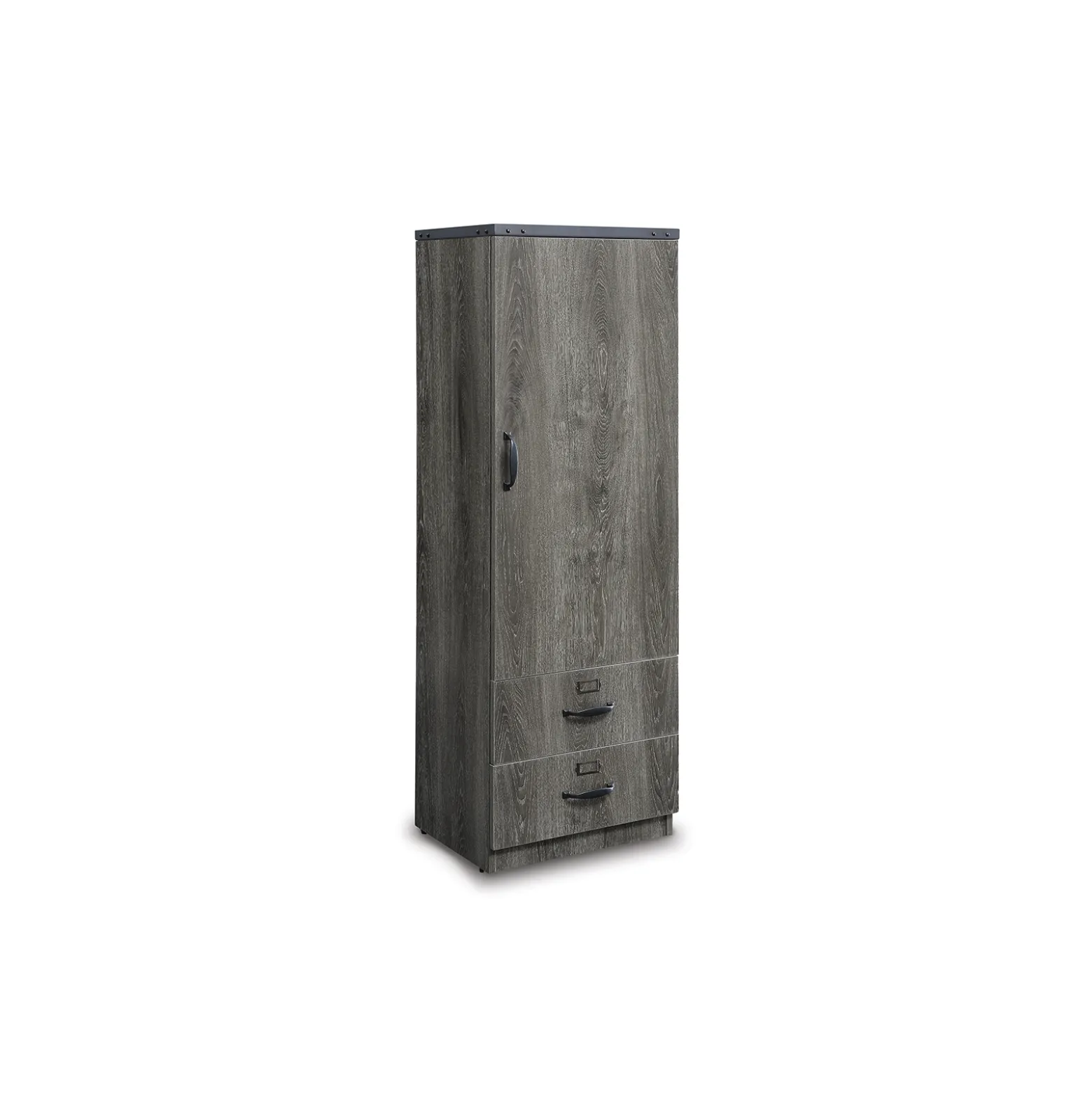 Rivet Wardrobe Cabinet - 20"W x 16"D x 61"H