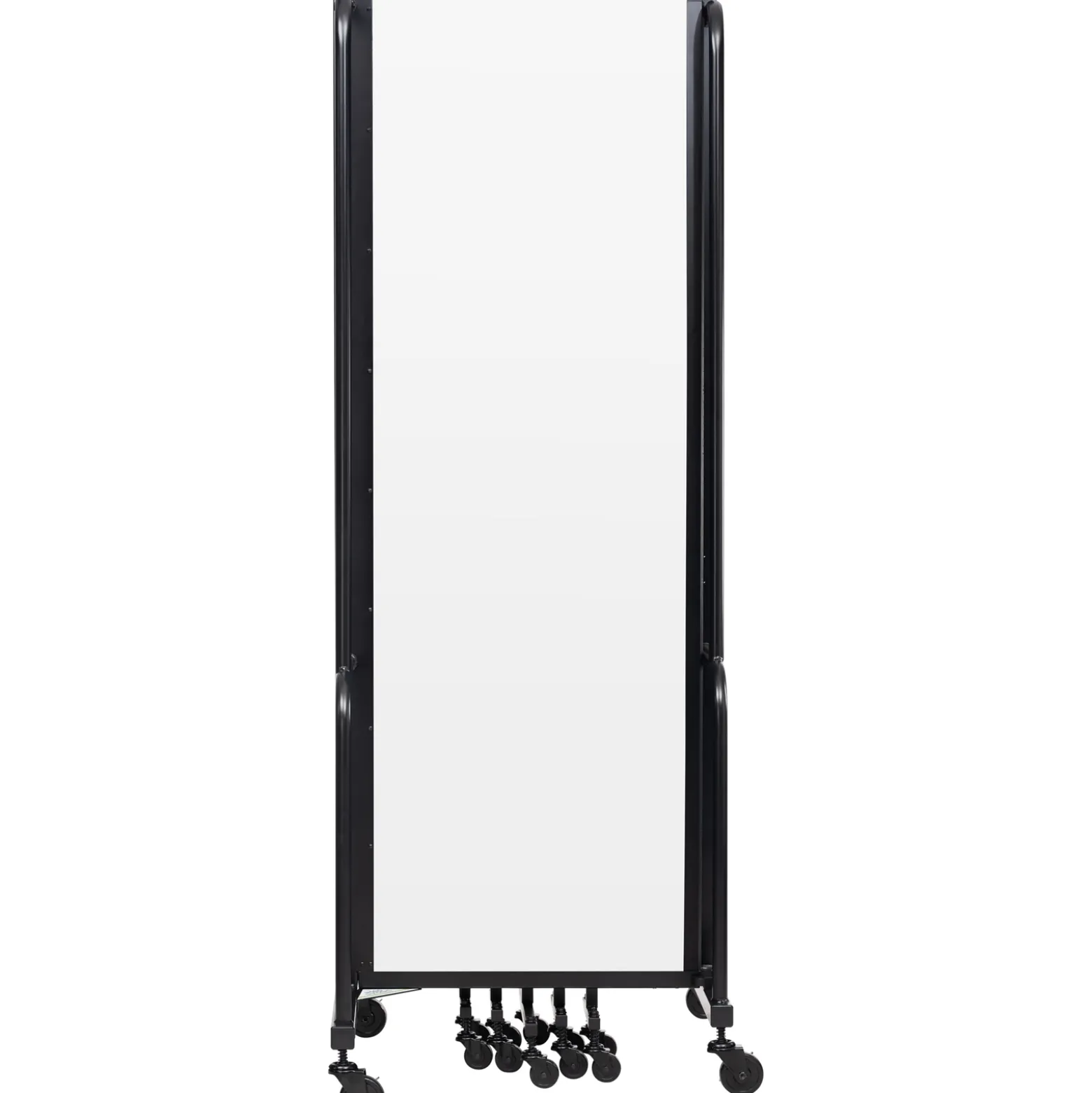 Robo Dividers Mobile Room Divider - Seven Section Whiteboard - 6' H