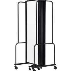 Robo Dividers Mobile Room Divider - Seven Section Whiteboard - 6' H