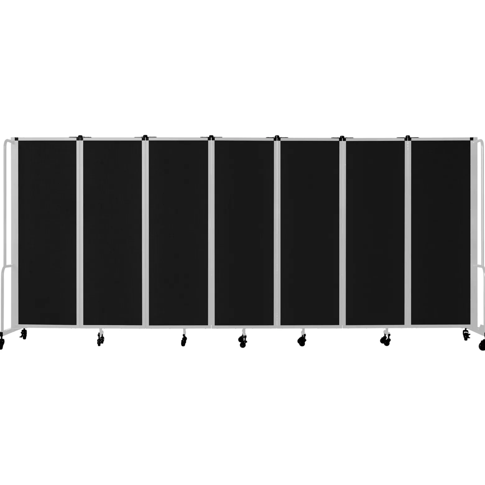 Robo Dividers Mobile Room Divider - Seven Section PET - 6'H