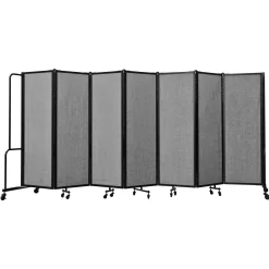 Robo Dividers Mobile Room Divider - Seven Section PET - 6'H
