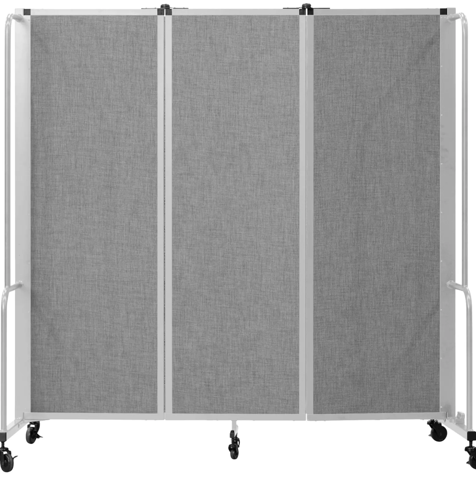 Robo Dividers Mobile Room Divider - Three Section PET - 6'H