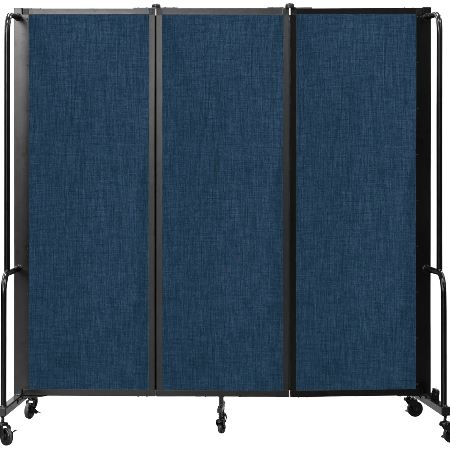 Robo Dividers Mobile Room Divider - Three Section PET - 6'H
