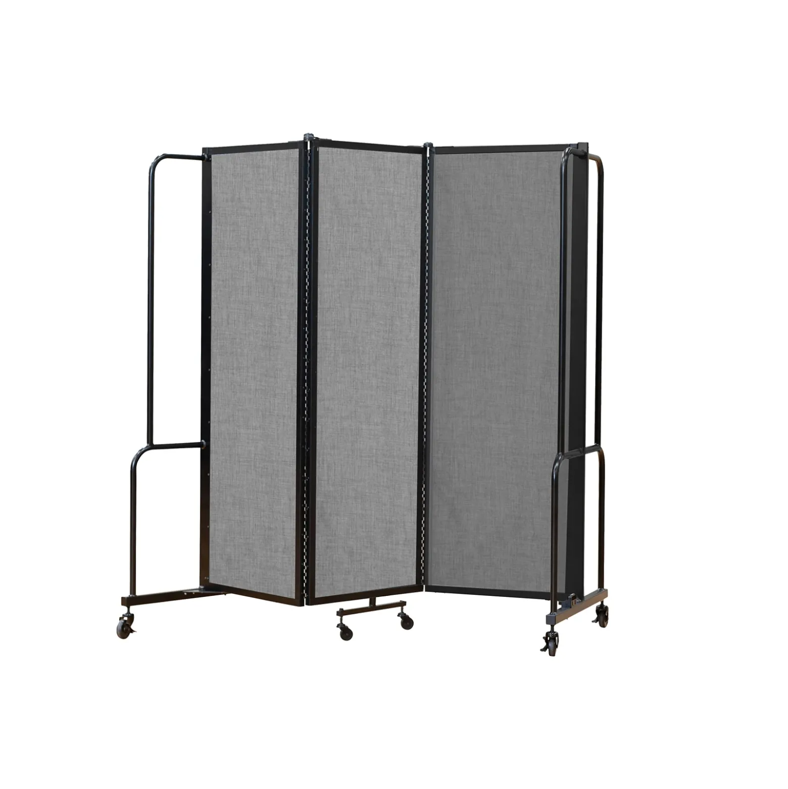 Robo Dividers Mobile Room Divider - Three Section PET - 6'H