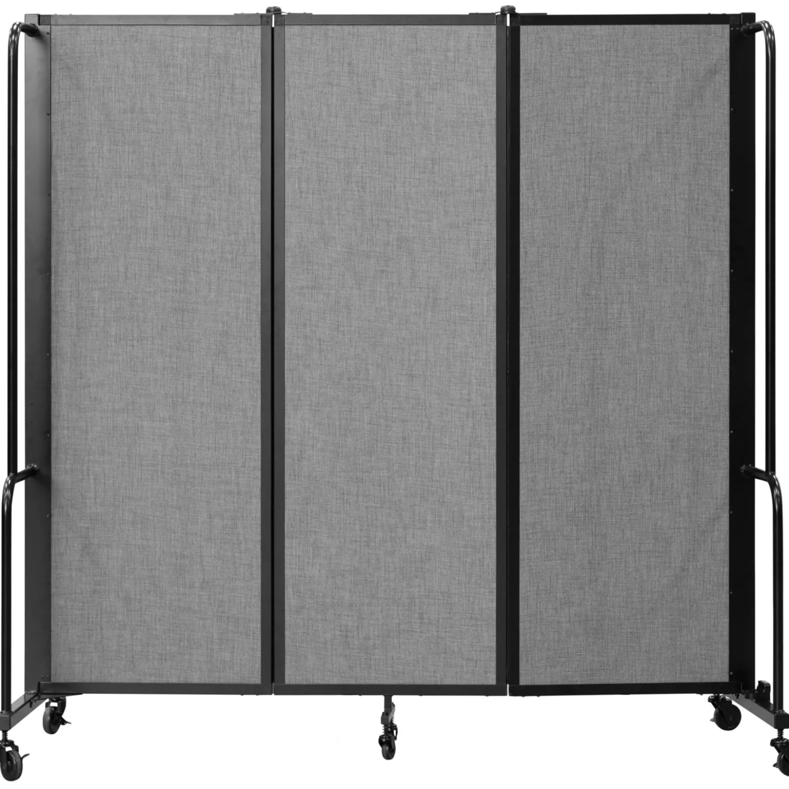 Robo Dividers Mobile Room Divider - Three Section PET - 6'H