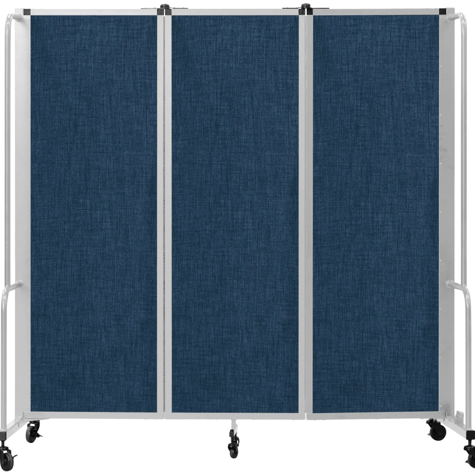 Robo Dividers Mobile Room Divider - Three Section PET - 6'H