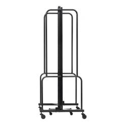 Robo Dividers Mobile Room Divider - Three Section Frosted Acrylic - 6'H