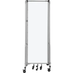 Robo Dividers Mobile Room Divider - Five Section Whiteboard - 6'H