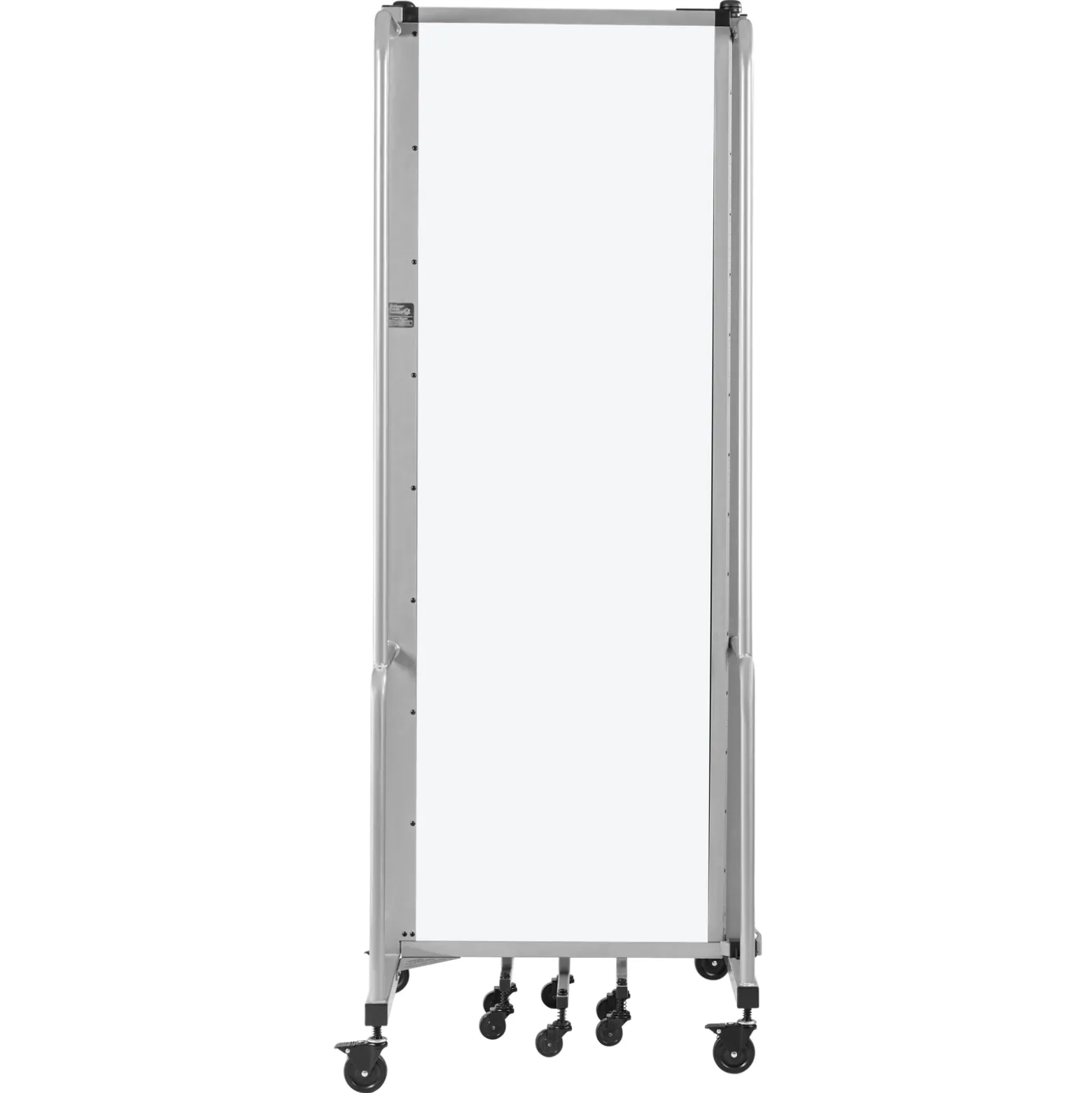 Robo Dividers Mobile Room Divider - Five Section Whiteboard - 6'H
