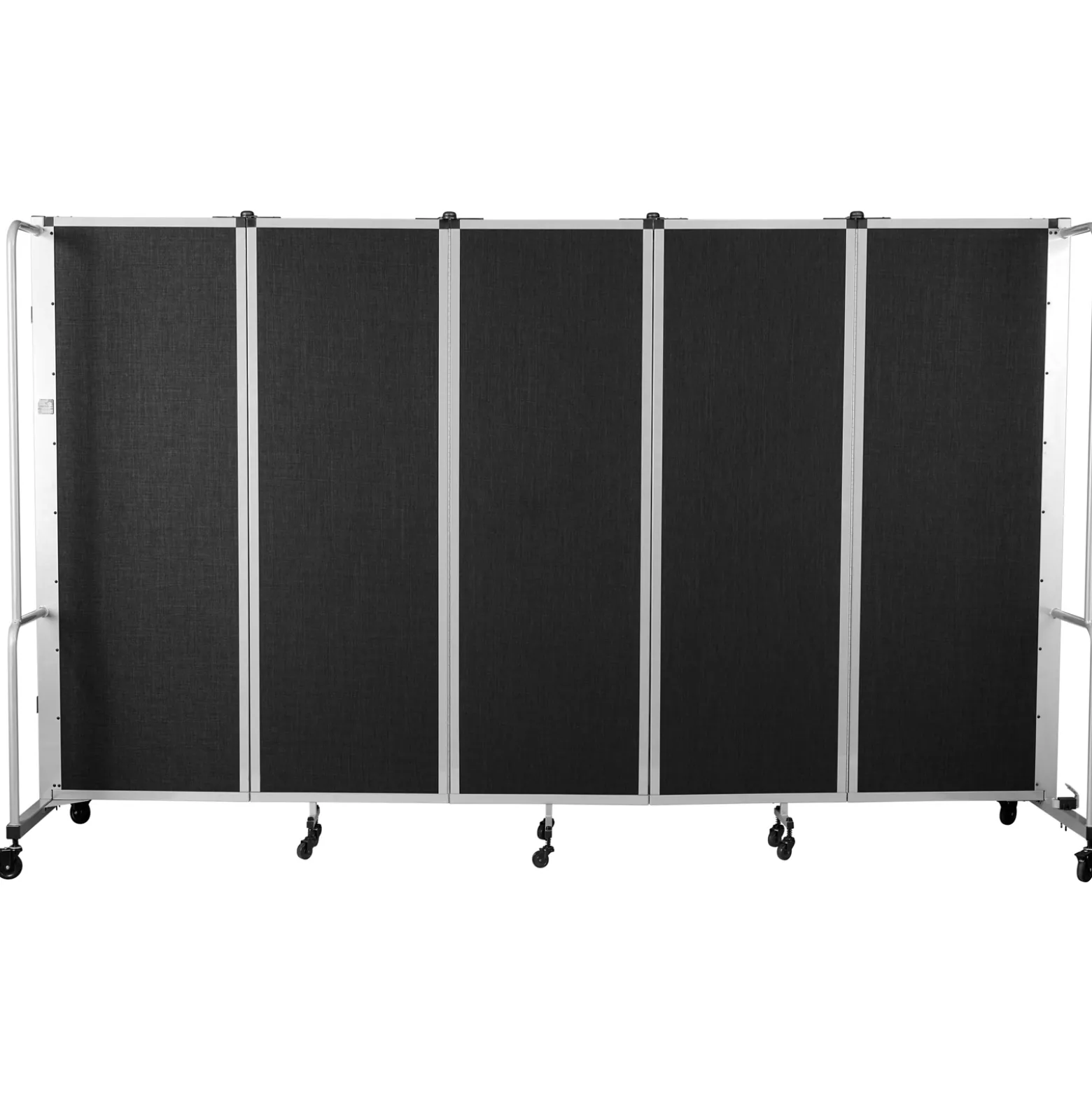 Robo Dividers Mobile Room Divider - Five Section PET - 6'H