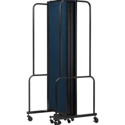 Robo Dividers Mobile Room Divider - Five Section PET - 6'H