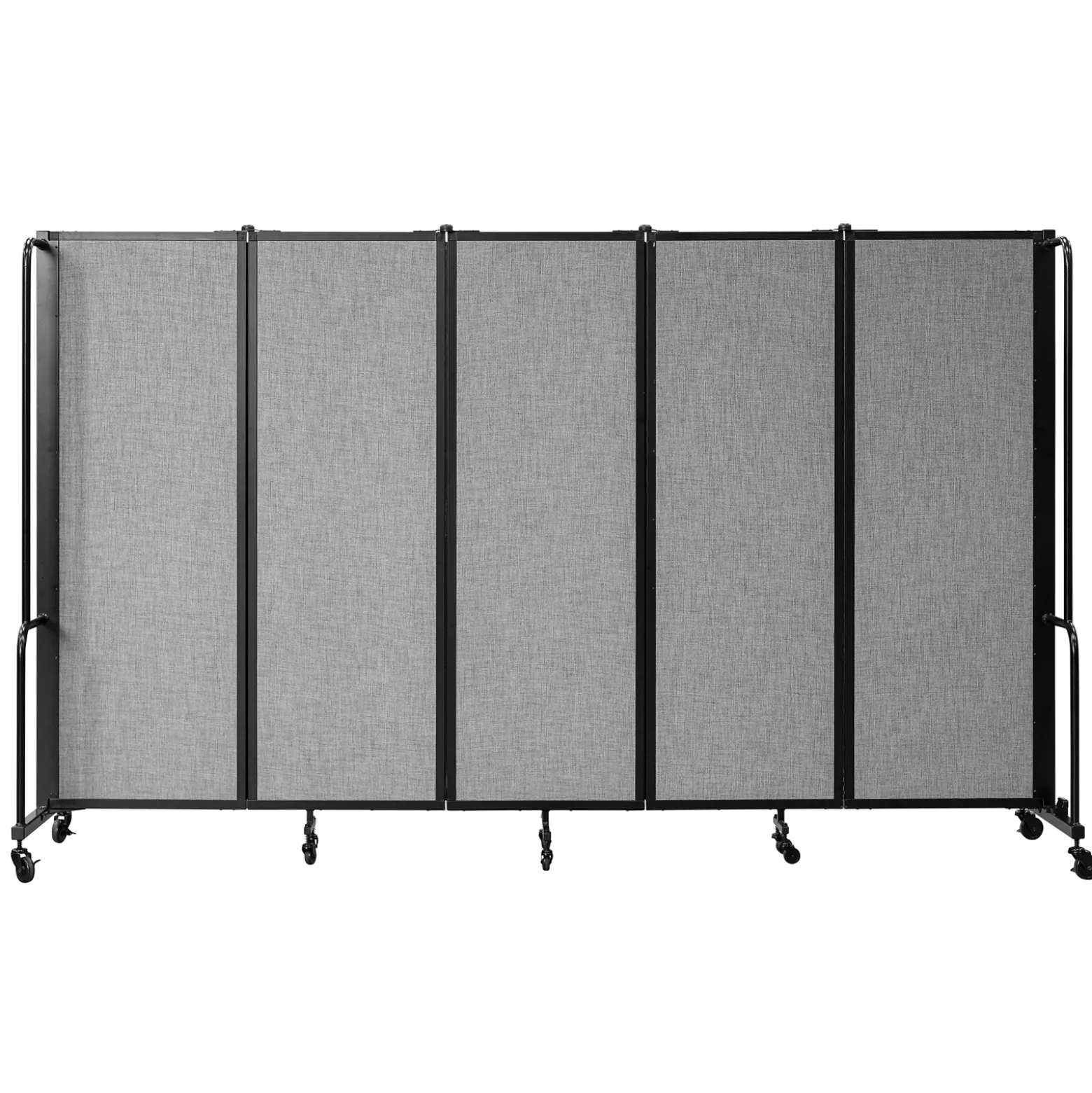 Robo Dividers Mobile Room Divider - Five Section PET - 6'H
