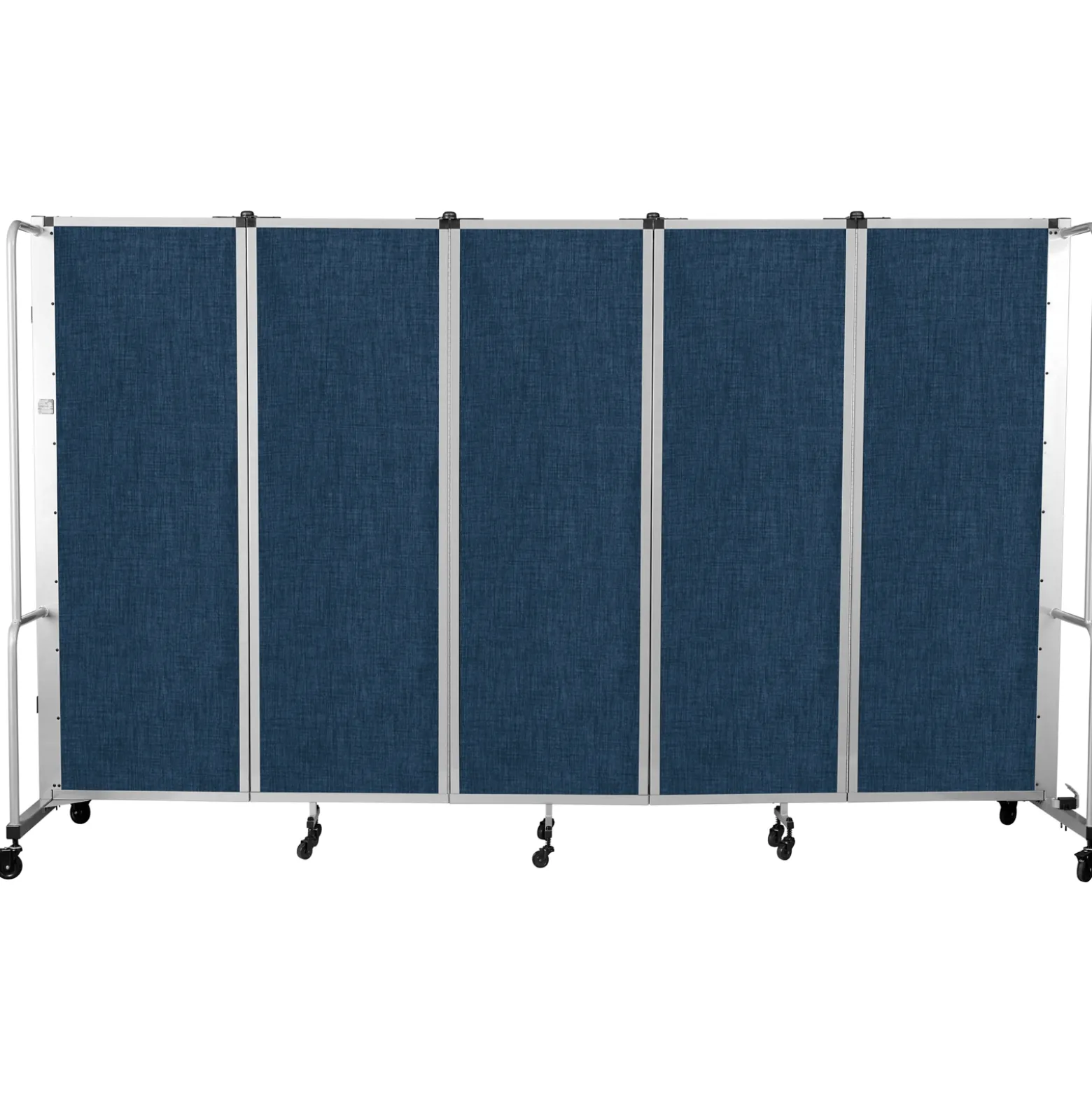 Robo Dividers Mobile Room Divider - Five Section PET - 6'H