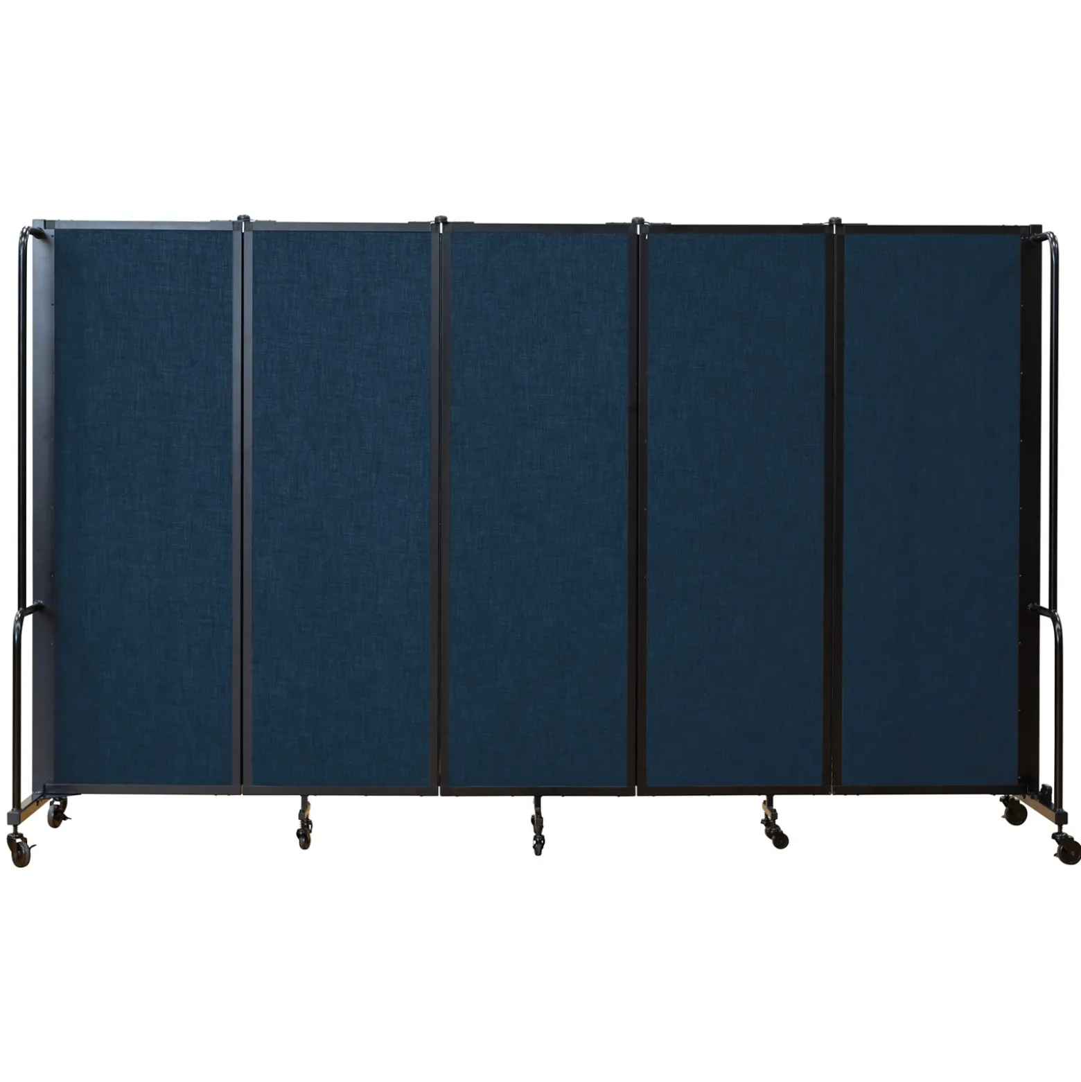 Robo Dividers Mobile Room Divider - Five Section PET - 6'H