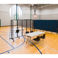 Robo Dividers Robo™ Dividers Mobile Room Dividers, Three Section Whiteboard - 72