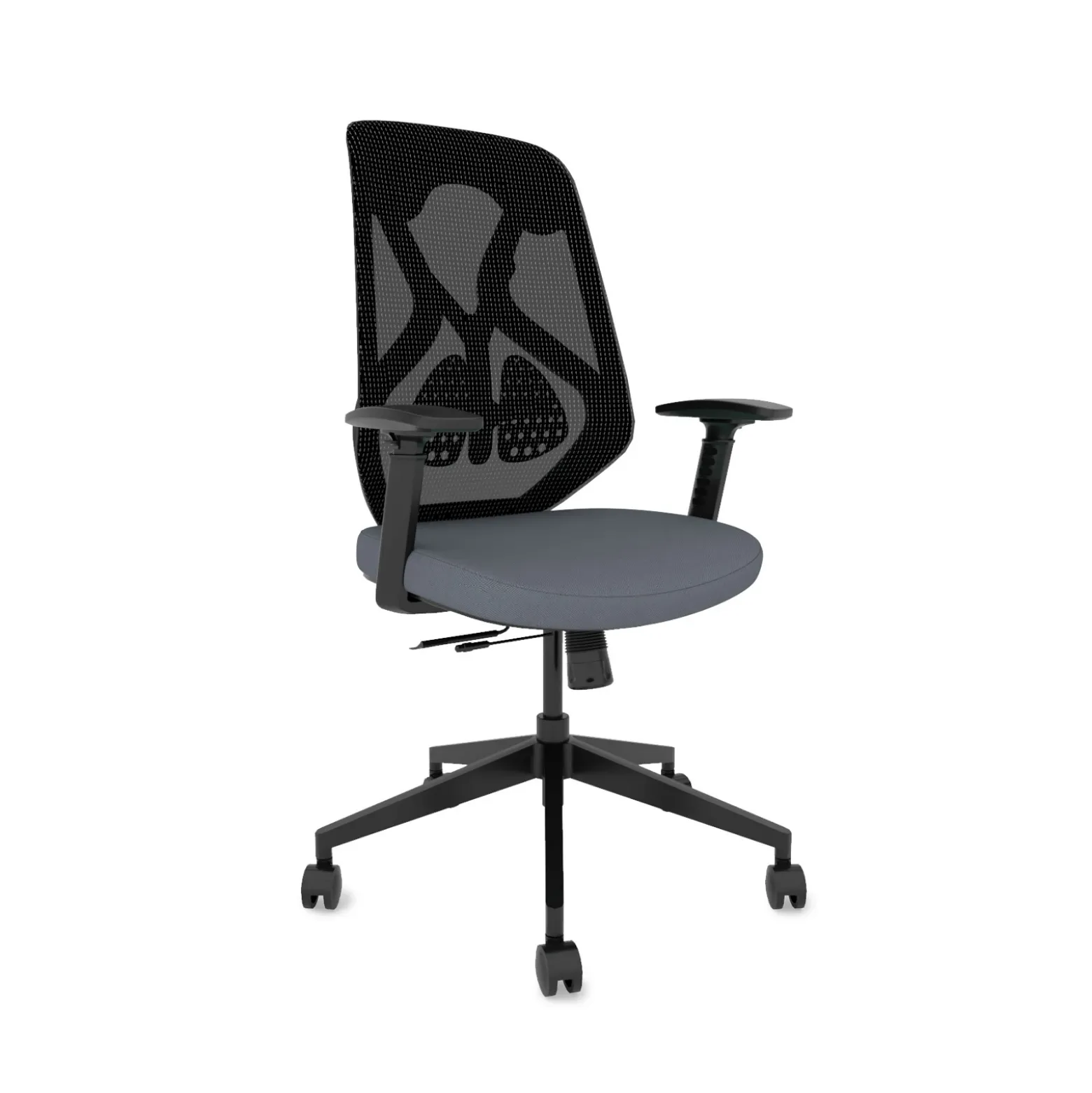 Roswell Ergonomic Task Chair with Modern Design-Black/Black
