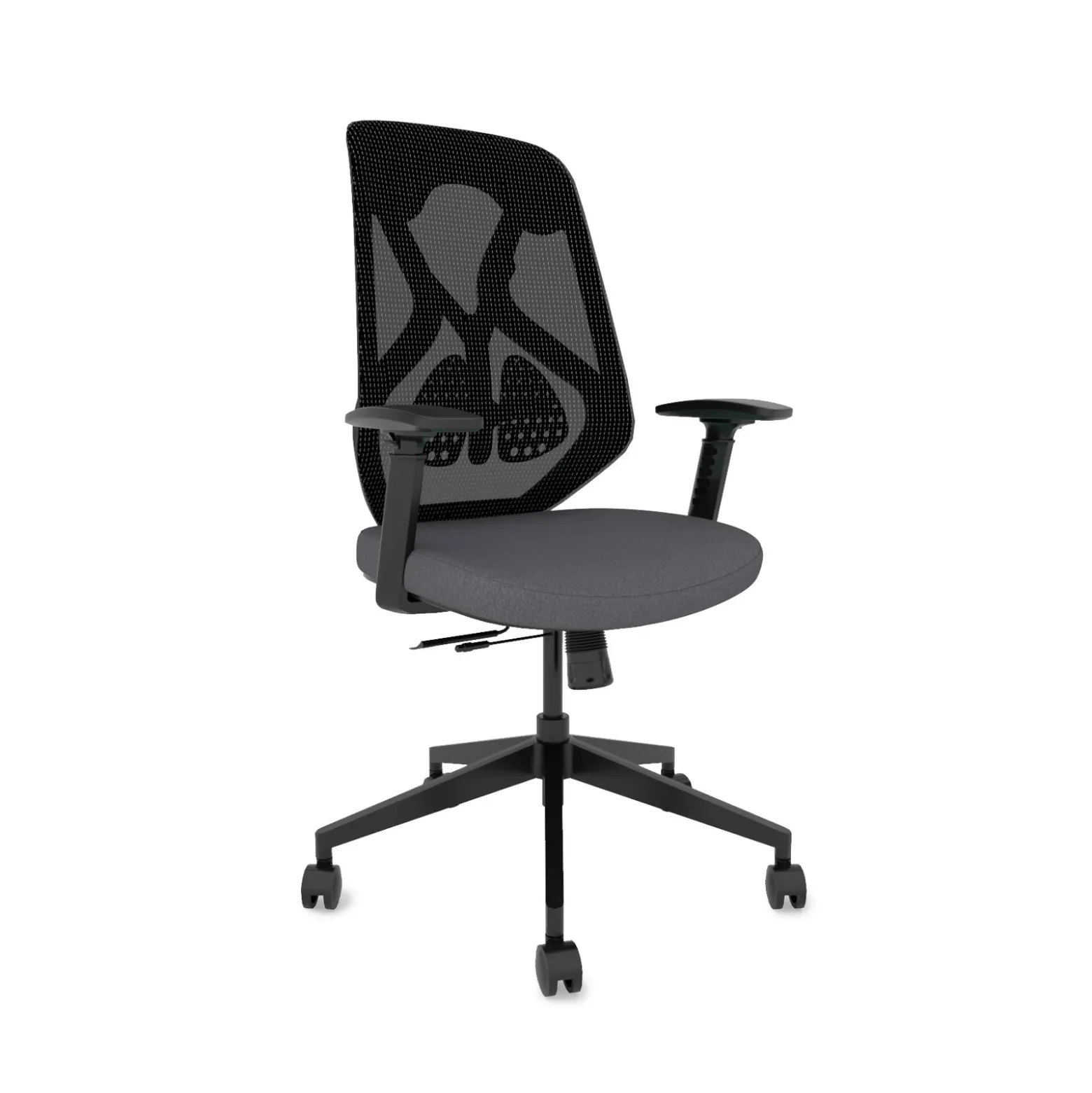 Roswell Ergonomic Task Chair with Modern Design-Black/Black