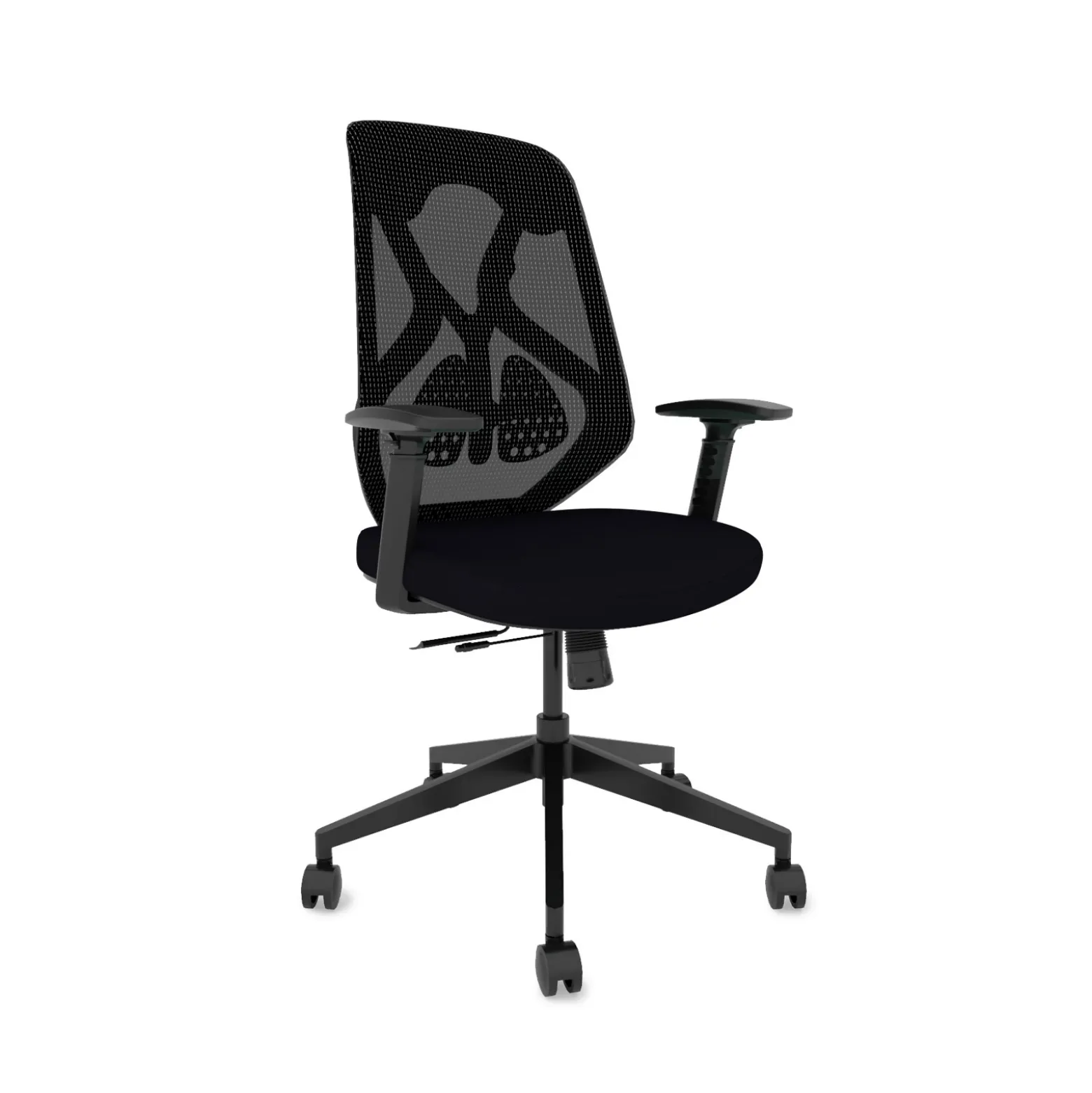 Roswell Ergonomic Task Chair with Modern Design-Black/Black
