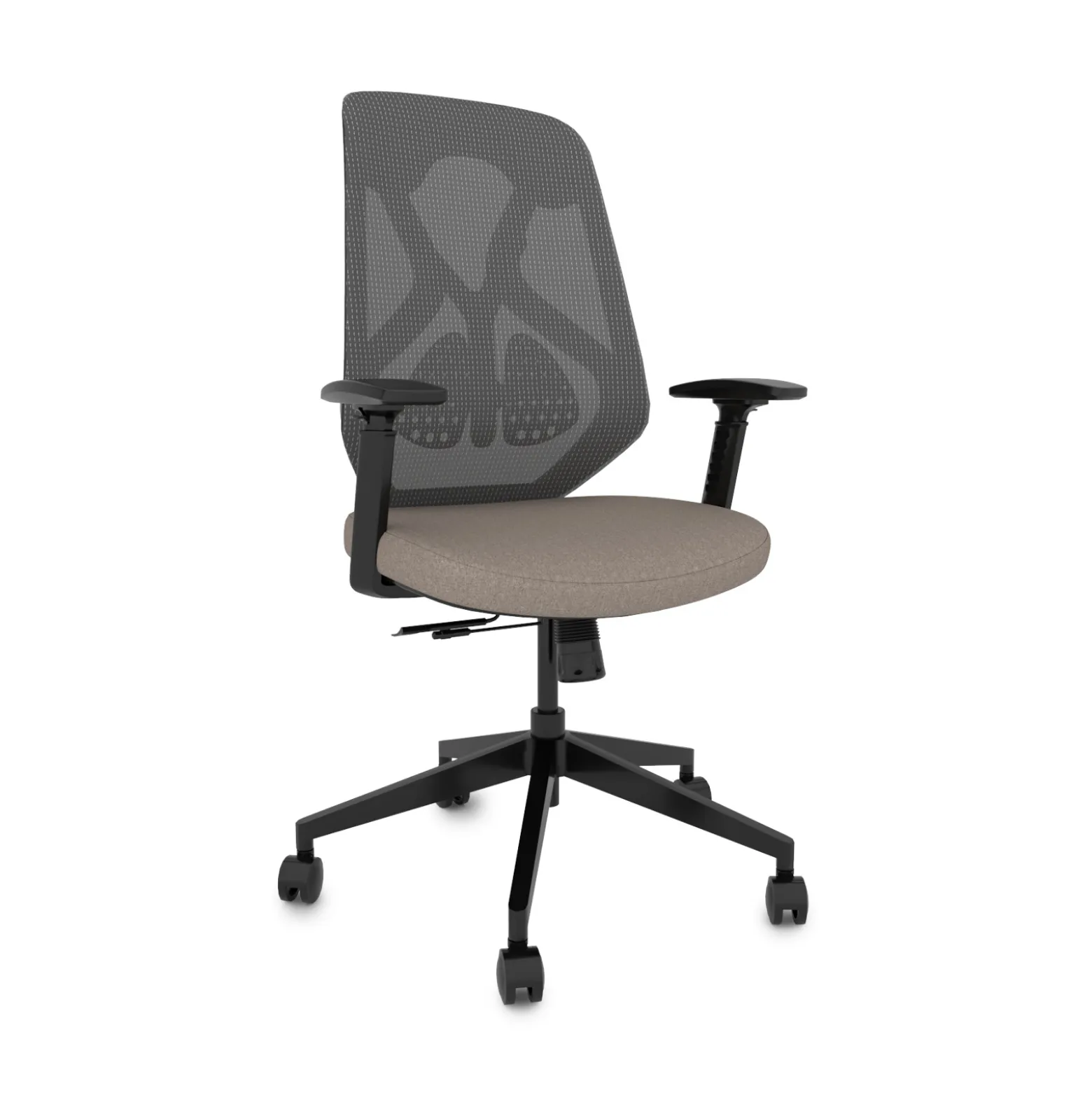 Roswell Ergonomic Task Chair with Modern Design-Black/Grey