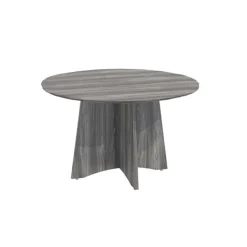 Round Contemporary Conference Table - 48" Diameter