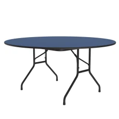 Round Folding Table with Color Tops 60" Diameter