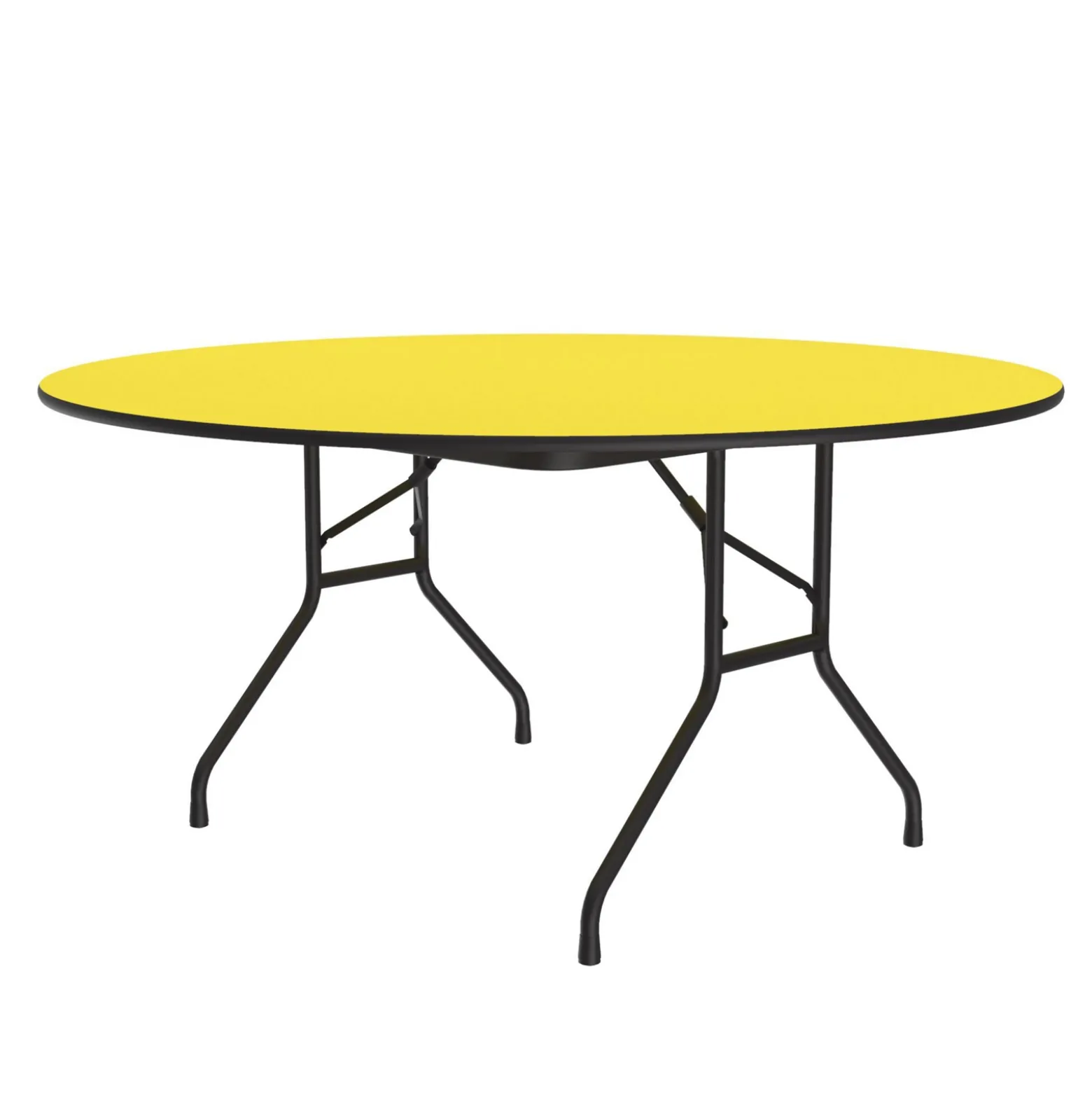 Round Folding Table with Color Tops 60" Diameter