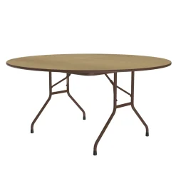 Round Folding Table with Color Tops 60