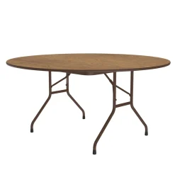 Round Folding Table with Color Tops 60