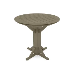 Round Framed Bar-Height Table - 44"D